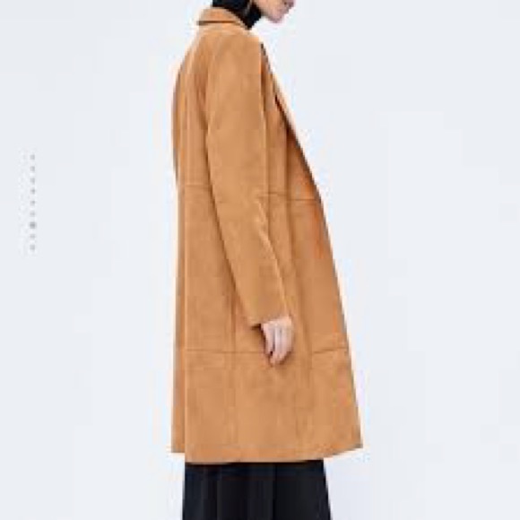 ZARA faux long suede jacket - Picture 2 of 15